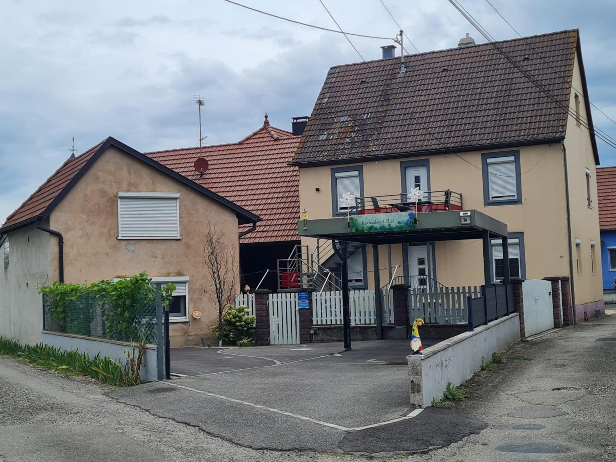 Ferienwohnung Les Chouchous Du Ried 2 Saasenheim Exterior foto